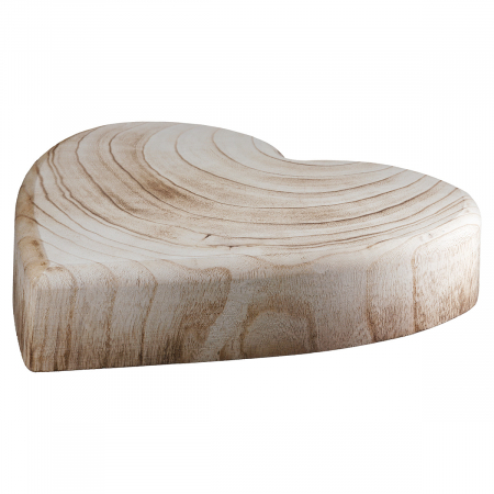 Obiect decorativ, Inimă, Lemn, culori naturale, PU 2, L. 6 cm, L. 40 cm, H 40 cm [3]