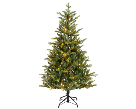 Obiect decorativ (LED), Brad de Craciun, Rasina, verde, PU 1, H 150 cm, A. 100 cm [6]
