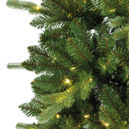 CRACIUN - Obiect decorativ (LED), Brad de Craciun, Rasina, verde, PU 1, H 210 cm, A. 103 cm