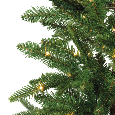 Obiect decorativ (LED), Brad de Craciun, Rasina, verde, PU 1, L. 20 cm, L. 86 cm, H 210 cm, A. 103 cm [1]