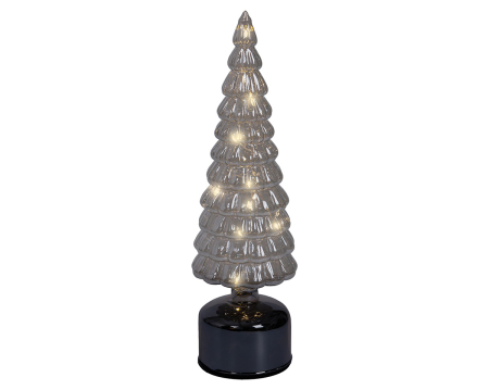 Obiect decorativ (LED), Sticla, gri, PU 4, H 37 cm, A. 11 cm [2]