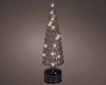 Obiect decorativ (LED), Sticla, gri, PU 4, H 39 cm, A. 11 cm [1]