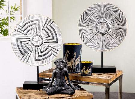 Accesorii - Obiect metalic deco, Zagora Set 2