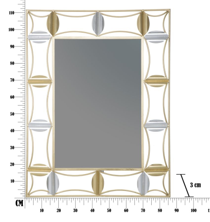 Oglinda de perete GLAM LEAF, 86X3X112 cm, Mauro Ferretti [8]