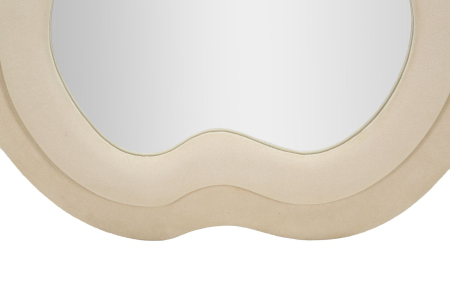 Oglinda de perete Miki crem catifea 60x4x160 cm (dimensiunea oglinzii 39x135 cm) [3]