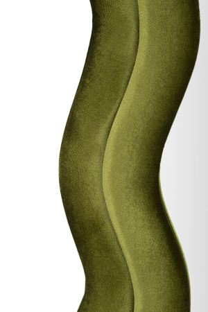 Oglinda de perete Miki verde catifea 60x4x160 cm (dimensiunea oglinzii 39x135 cm) [2]