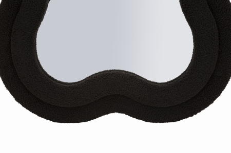 Oglinda de perete neagra, Teddy 60x4x160 cm (dimensiunea oglinzii 39x137 cm) [4]