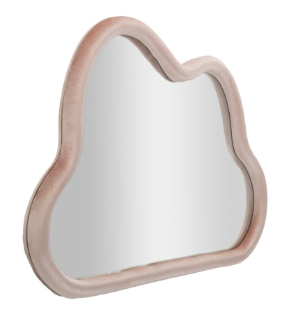 Oglinda de perete Nor, roz catifea 90x4x60 cm (dimensiunea oglinzii 82x52 cm) [1]