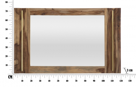 Oglinda ELEGANT, lemn masiv sheesham, 120X3X73 cm, Mauro Ferretti [7]