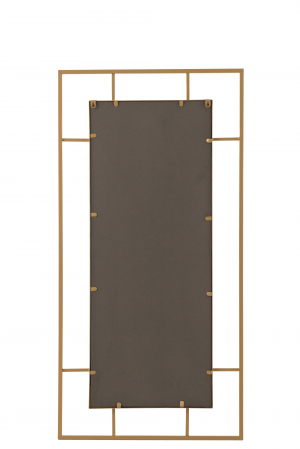 Oglinda Lines, Metal, Auriu, 60x3x120 cm [2]