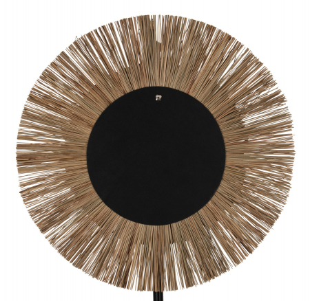 Oglinda Mendi, Bambus, Natural, 90x2.5x90 cm [1]