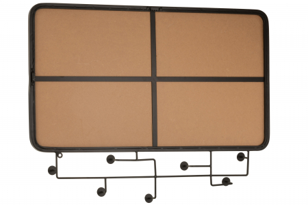 Oglinda, Metal, Negru, 62.5x5x82 cm [1]