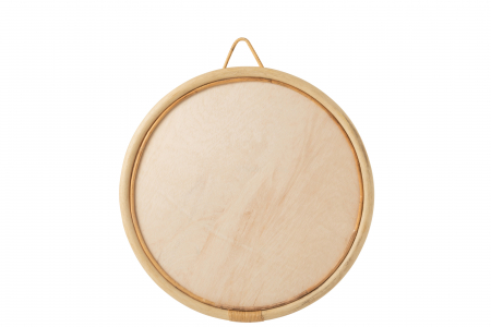 Oglinda, Rachita/Bambus, Natural, 70x2x70 cm [1]