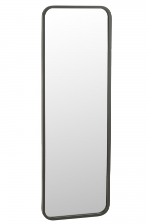 Oglinzi - Oglinda Rectangular, Metal, Negru, 120x3x40 cm