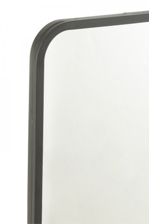 Oglinda Rectangular, Metal, Negru, 120x3x40 cm [1]