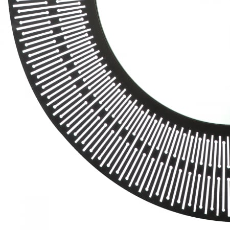 Oglindă, rotundă, Como, Oglindă din sticlă, negru, PU 1, L. 2 cm, D. 76 cm [2]