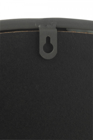 Oglinda Round Matt, Metal, Negru, 40x40x2.5 cm [2]