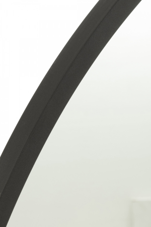 Oglinda Round Matt, Metal, Negru, 40x40x2.5 cm [1]