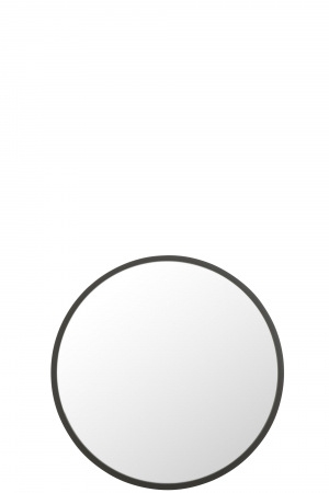 Oglinda Round, Metal, Negru, 80x80x2.5 cm [1]
