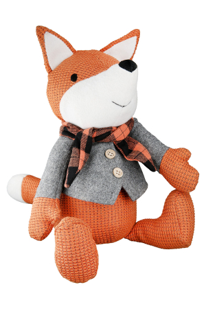 Opritor de usa, Fox, "Trio", Poliester, portocaliu, culori naturale, PU 3, Asortat de 3 ori, L. 15 cm, L. 13 cm, H 27 cm [3]