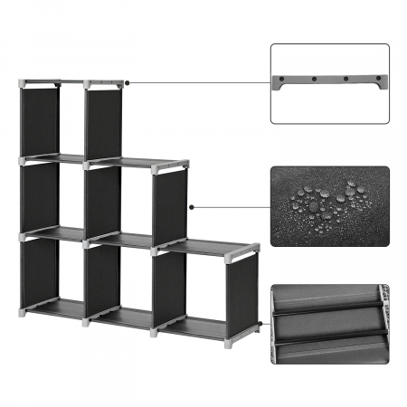 Organizator pliabil haine si accesorii, SONGMICS, 110 x 106 x 32 cm [4]