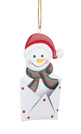 CADOURI - Ornament plic, Birck, Om de zăpadă alb