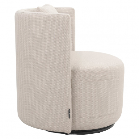 Scaun rotativ de exterior (22080 Bej), Dims: 80.0 x 79.0 x 75.0 cm [1]