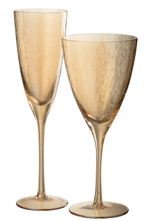 Pahar de sampanie auriu | L 7X l 7X H 26 cm [2]