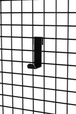 Paravan cu cuier Metal, negru, PU 1, L. 9 cm, L. 105 cm, H 175 cm [3]