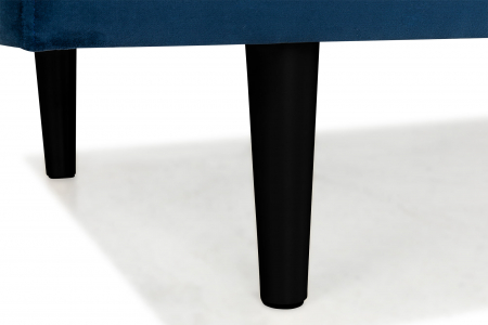 Pat de zi Diana, Albastru petrol, 185x40x75 cm [3]