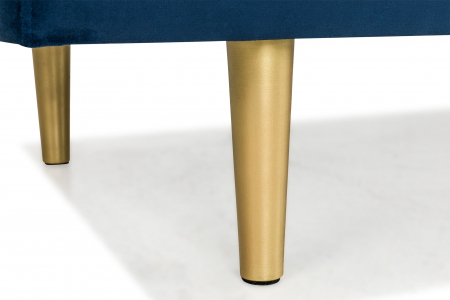 Pat de zi Diana, Albastru petrol, 185x40x75 cm [4]