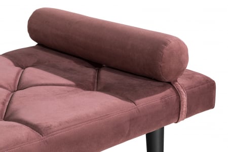 Pat de zi Diana, Roz inchis, 185x40x75 cm [3]