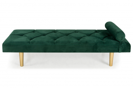 SALE % - Pat de zi Diana, Verde inchis, 185x40x75 cm