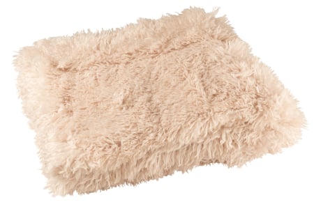 CRACIUN - Patura Moutie poliester bej | L 130X l 180X H 1 cm