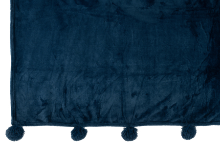Patura plaid, Blanita, Albastru, 170x130x1 [3]