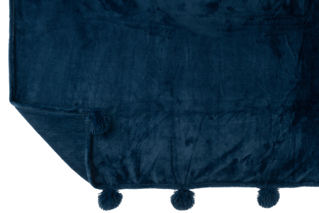Patura plaid, Blanita, Albastru, 170x130x1 [2]