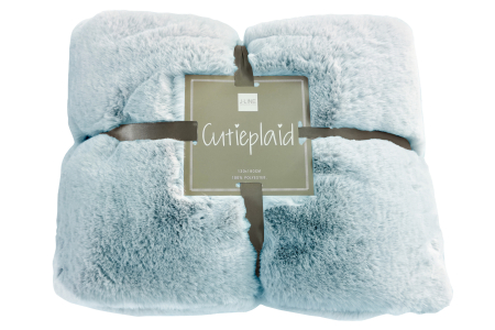 Patura plaid, Blanita, Albastru, 180x130x0.5 [4]