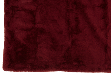 Patura plaid, Blanita, Rosu, 180x130x3 [2]