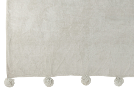 Patura plaid, Material sintetic, Gri, 170x130x1 [3]
