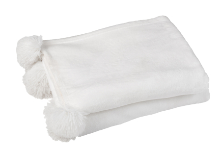 Patura plaid, Textil, Alb , 170x130x1 [1]