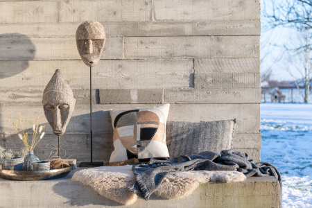 Patura plaid, Textil, Albastru, 130x170x0.5 [5]