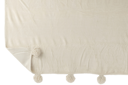 Patura plaid, Textil, Bej, 170x130x1 [2]