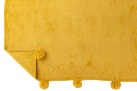 Patura plaid, Textil, Ocru, 170x130x1 [2]