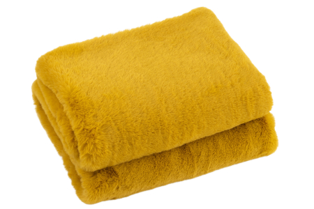 Patura plaid, Textil, Ocru, 180x130x2 [1]