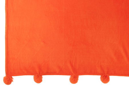 Patura plaid, Textil, Portocaliu, 170x130x1 [3]