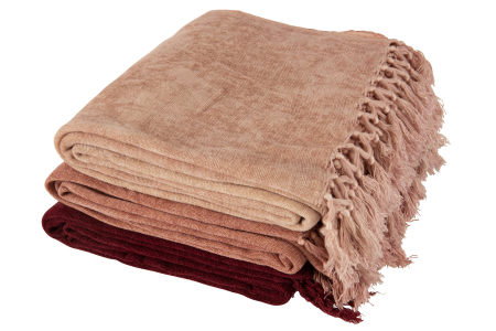 Patura plaid, Textil, Roz, 170x130x0.5 [2]