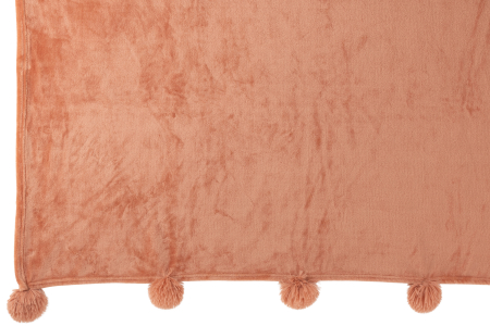 Patura plaid, Textil, Roz, 170x130x1 [3]