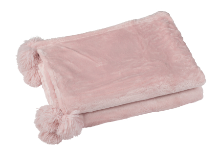 Patura plaid, Textil, Roz, 170x130x1 [1]