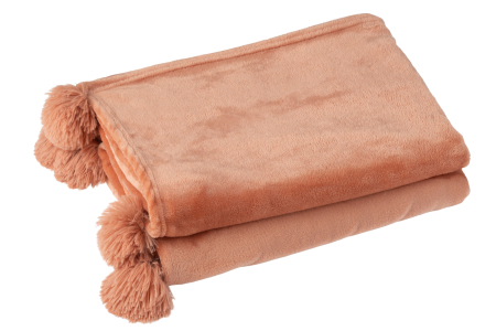 Patura plaid, Textil, Roz, 170x130x1 [1]