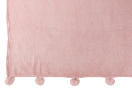 Patura plaid, Textil, Roz, 170x130x1 [3]